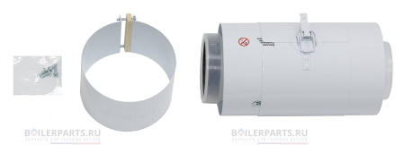 Участок трубы с ревизионным отверстием VAILLANT 80/125 250 мм 303218