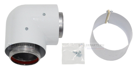 Отвод 87° VAILLANT 80/125 303610