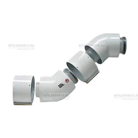 Отвод телескопический 15° VAILLANT 60/100 303820