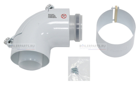 Отвод 87°  VAILLANT 60/100 303916