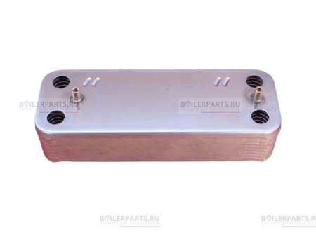 Теплообменник вторичный 207 мм 18 пластин BAXI ZILMET 5686691
