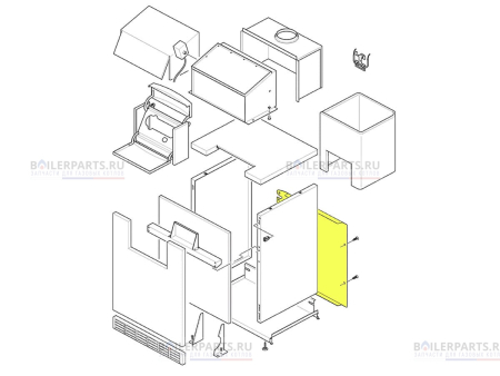 Задняя стенка для котлов Vaillant 509542