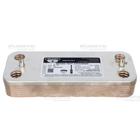 Теплообменник вторичный 190 мм 12 пластин ALPENHOFF ZILMET 515001743