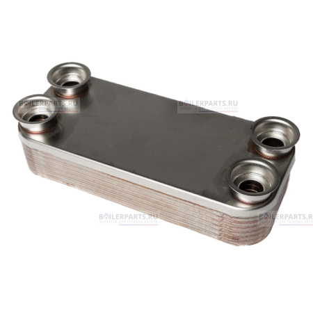 Теплообменник вторичный 190 мм 12 пластин MASTER GAS ZILMET 52060332