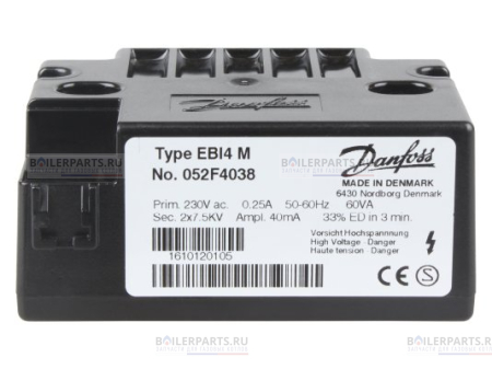 Трансформатор розжига DANFOSS 66013019