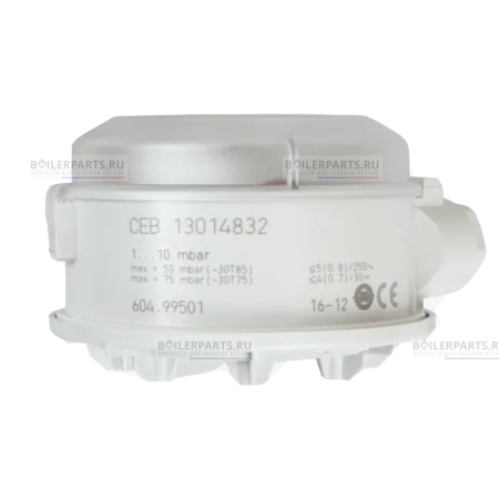 Реле давления газа/воздуха HUBA CONTROL 1-10 mBar ELCO 604.99501