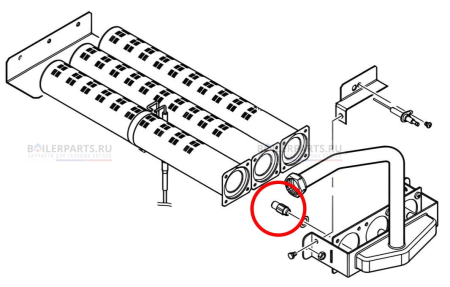Комплект перевода на сжиженый газ SIME 6050203