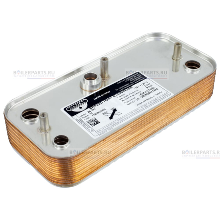 Теплообменник вторичный 190 мм 18 пластин SIME ZILMET 6281525