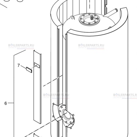 Панель для котлов Bosch 63004269