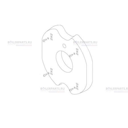 Теплоизоляция дверцы горелки для котлов Bosch/Buderus/Junkers 63002419