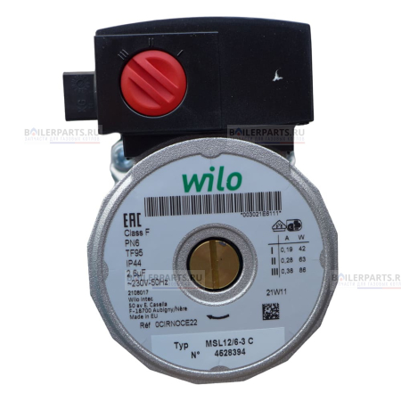 Циркуляционный насос Wilo MLS 12/6-3 KU CLR 12 для котлов Fondital 6CIRNOCE22