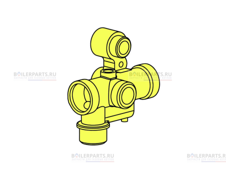 Группа трехходового клапана для котлов Alphatherm 6CORTREV00