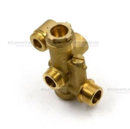 Клапан трехходовой для котлов Fondital Nias, Nova Florida Libra 6CORPVAL03