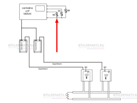 Датчик температуры наружного воздуха для котлов Fondital 6SONDAES03