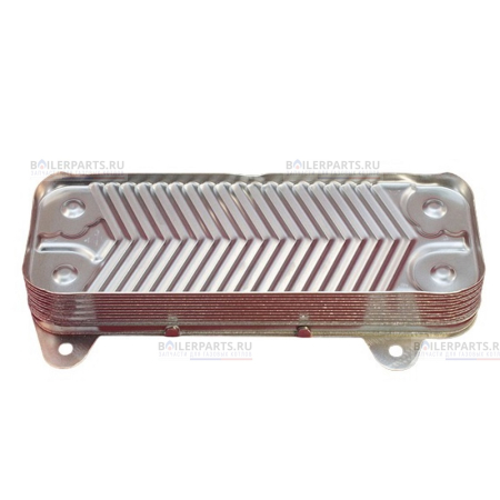 Теплообменник вторичный 207 мм 12 пластин VIESSMANN ZILMET 7817470