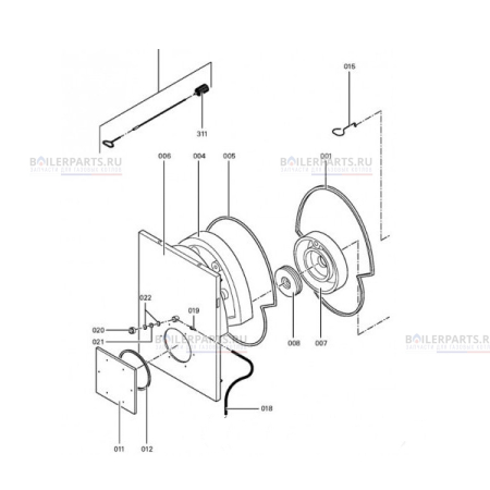 Верхний теплоизоляционный мат для котлов Viessmann 7819560