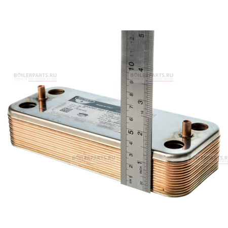 Теплообменник вторичный 190 мм 14 пластин VIESSMANN ZILMET 7928746