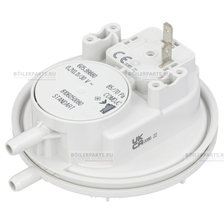 Прессостат (пневмореле) реле давления дыма HUBA CONTROL 85/70 Pa BOSCH, BUDERUS 8718645655