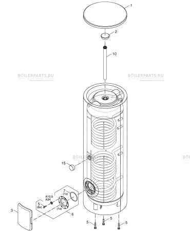 Комплект дополнительной термоизоляции для котлов Bosch/Buderus/Junkers SM400/SF750/3-80 87182230600 
