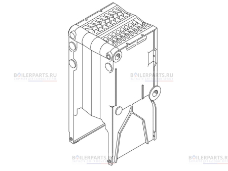 Котловой блок G124-28/32 WS (RU TOP) для котлов Bosch, Buderus, Junkers 8732205362 [101]