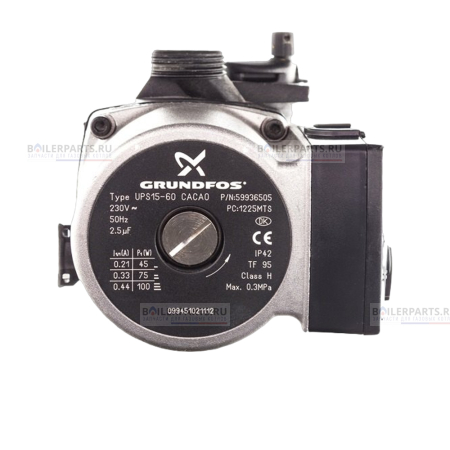 Насос в сборе BOSCH UPS 15/60 GRUNDFOS 8737604217