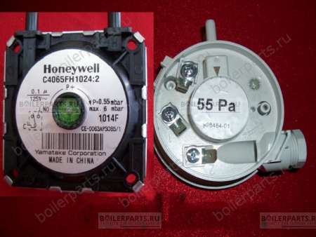 Прессостат (пневмореле) реле давления воздуха HONEYWELL 0.55-6 mBar ARISTON 998484