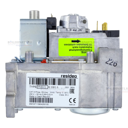 Газовый регулятор VIESSMANN Rp 1/2" 60 bar RESIDEO 7822390