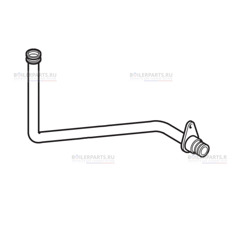 Трубка возврата от насоса к теплообменнику BAXI 710608800