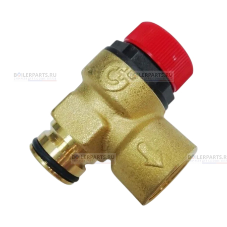 Предохранительный клапан 3 бар VARME, ECO Federica Bugatti HD910B